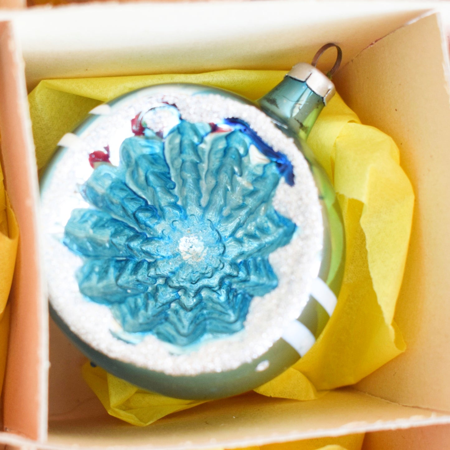 Vintage 1960s Glass Christmas Medium Baubles