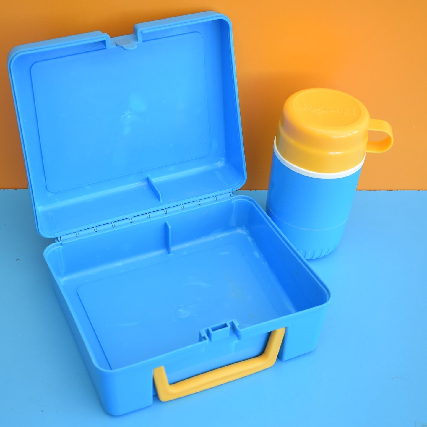 Vintage 1980s Bluebird Lunchbox / Flask- Thomas The Tank Engine by Pineapple Retro
