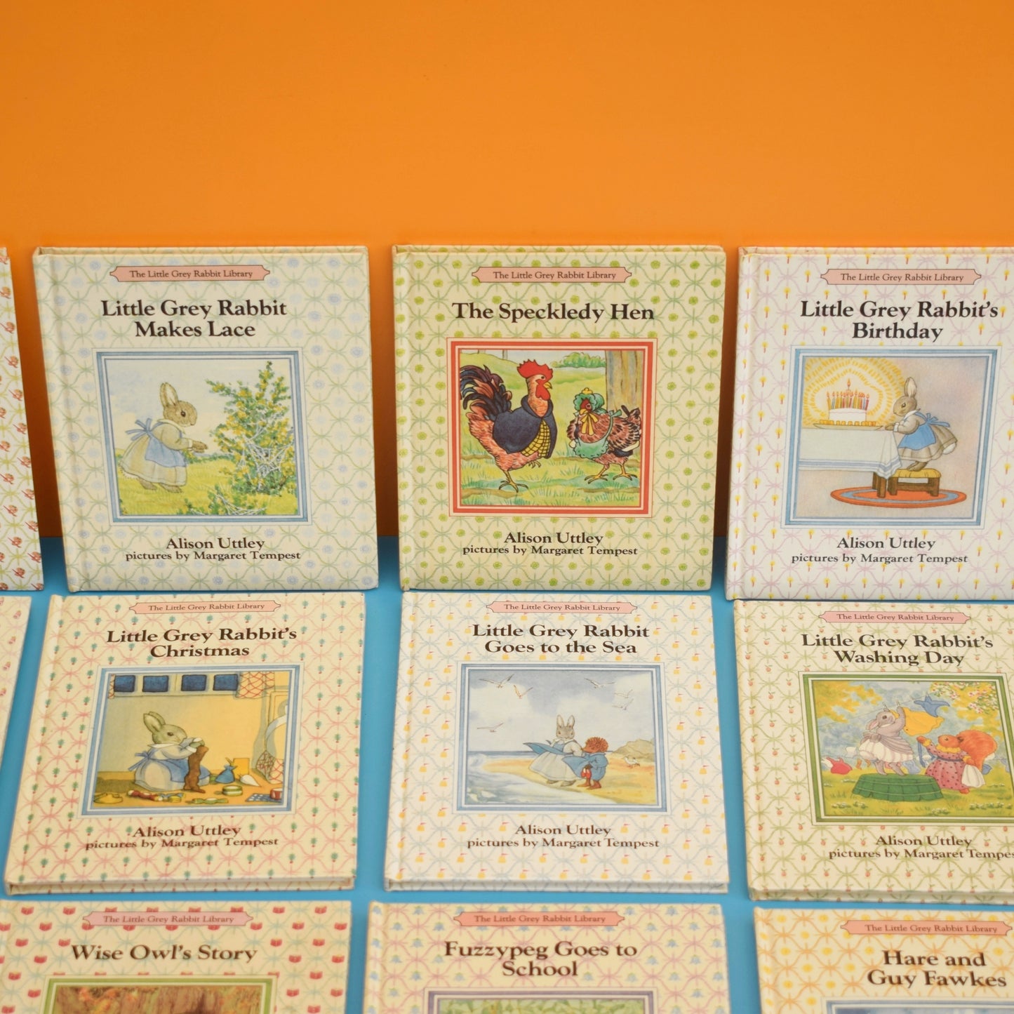 Vintage 1980s The Little Grey Rabbit Library of Books