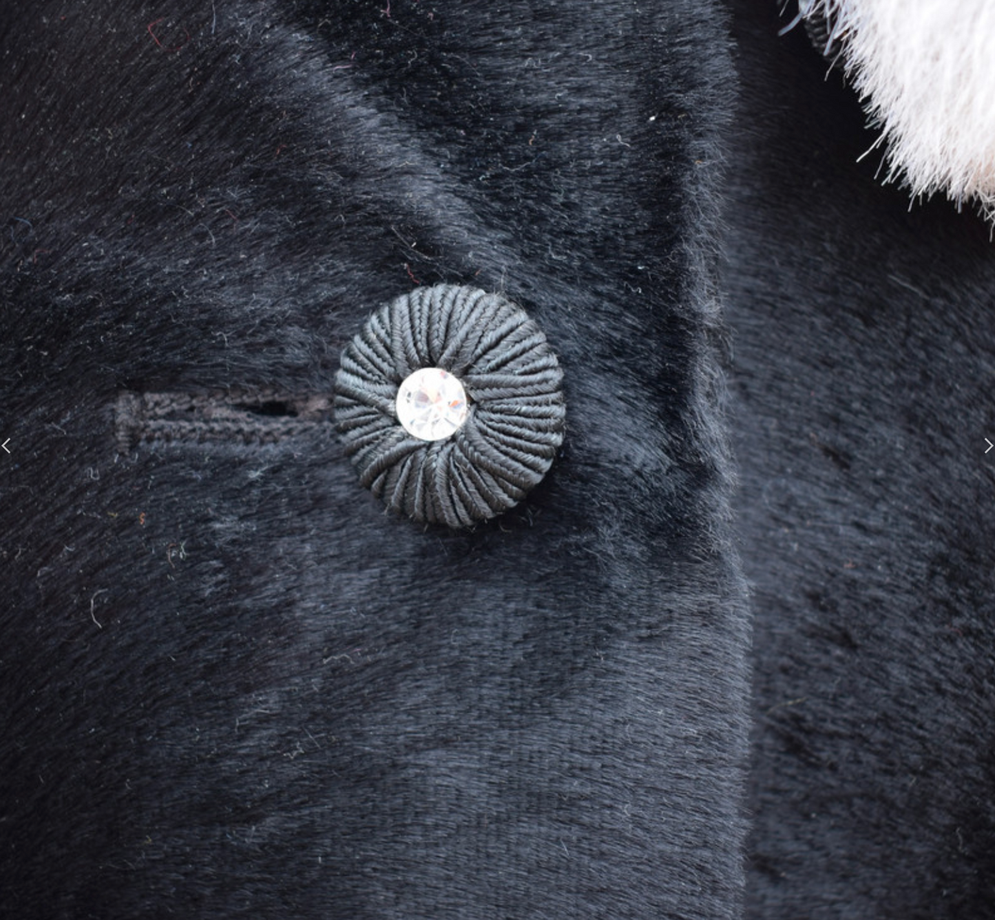 Vintage 1950s Amazing Faux Fur / Velvet Long Evening Coat- Astraka