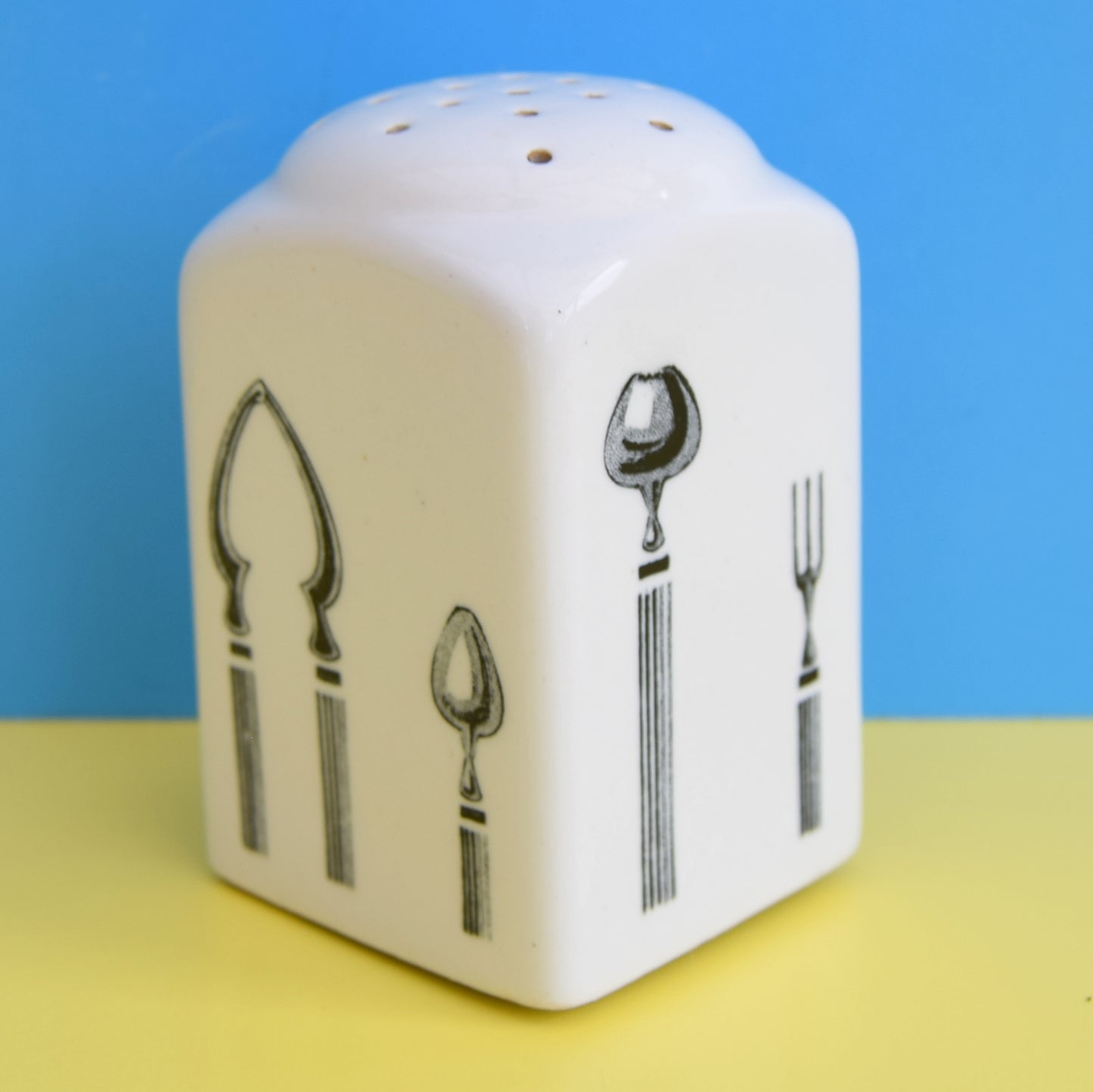 Vintage 1950s Bristol Long Line Kitchen Ware - Cutlery Design - Sugar Shaker