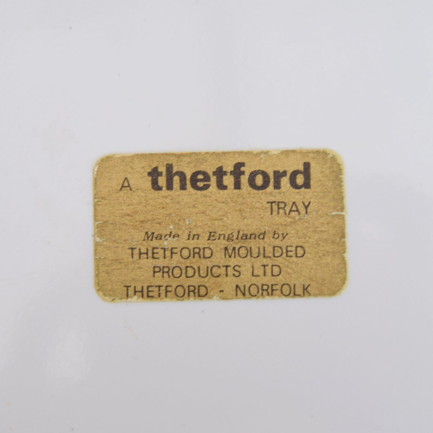 Vintage 1960s Flower Power Small Thetford Tray - Pink