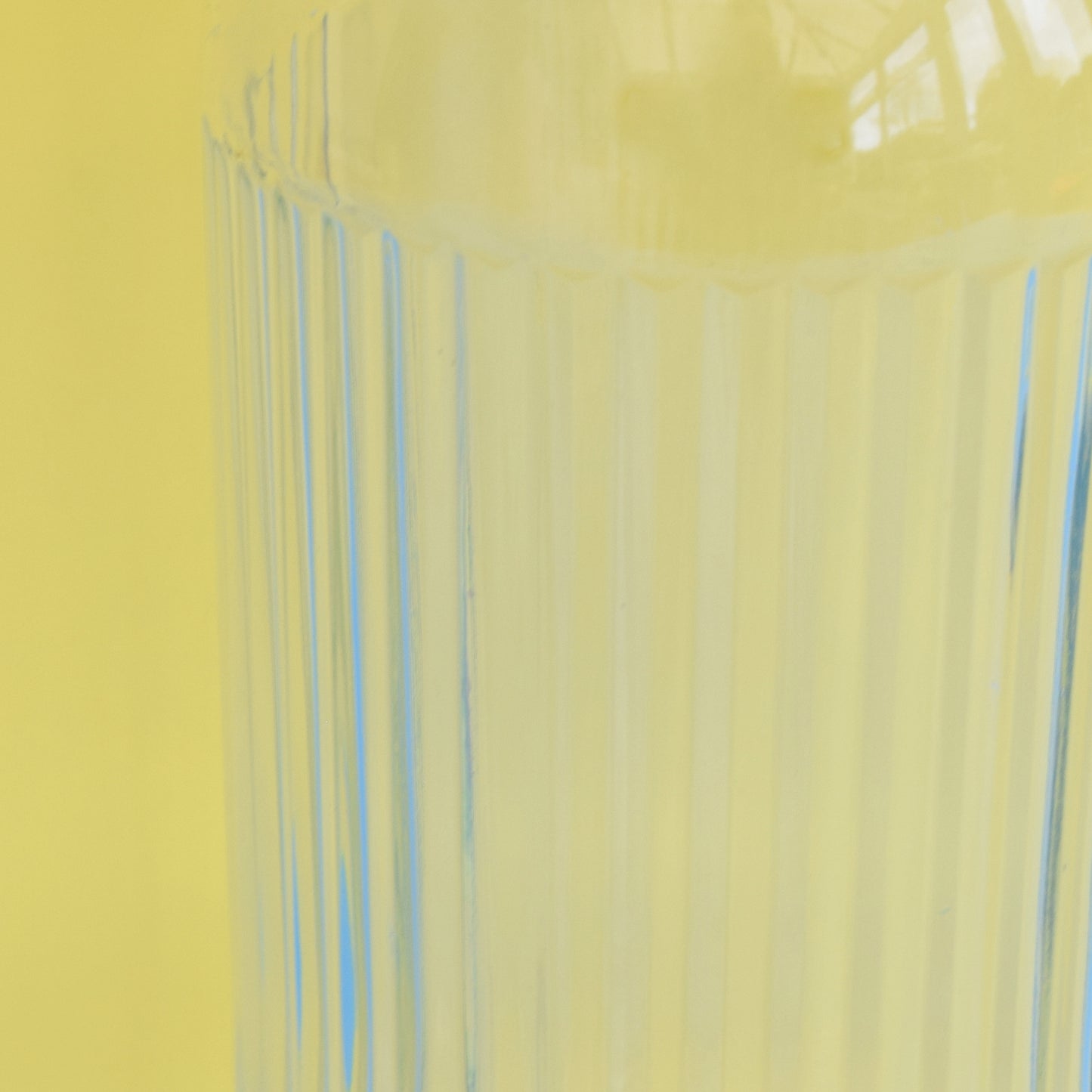 Vintage 1920s Ribbed Glass Poison Bottle - Huge - Clear