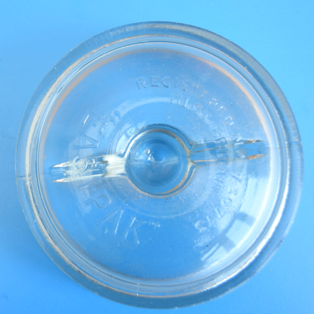 Vintage 1950s Large Glass Sweet Storage Jar - Easipak