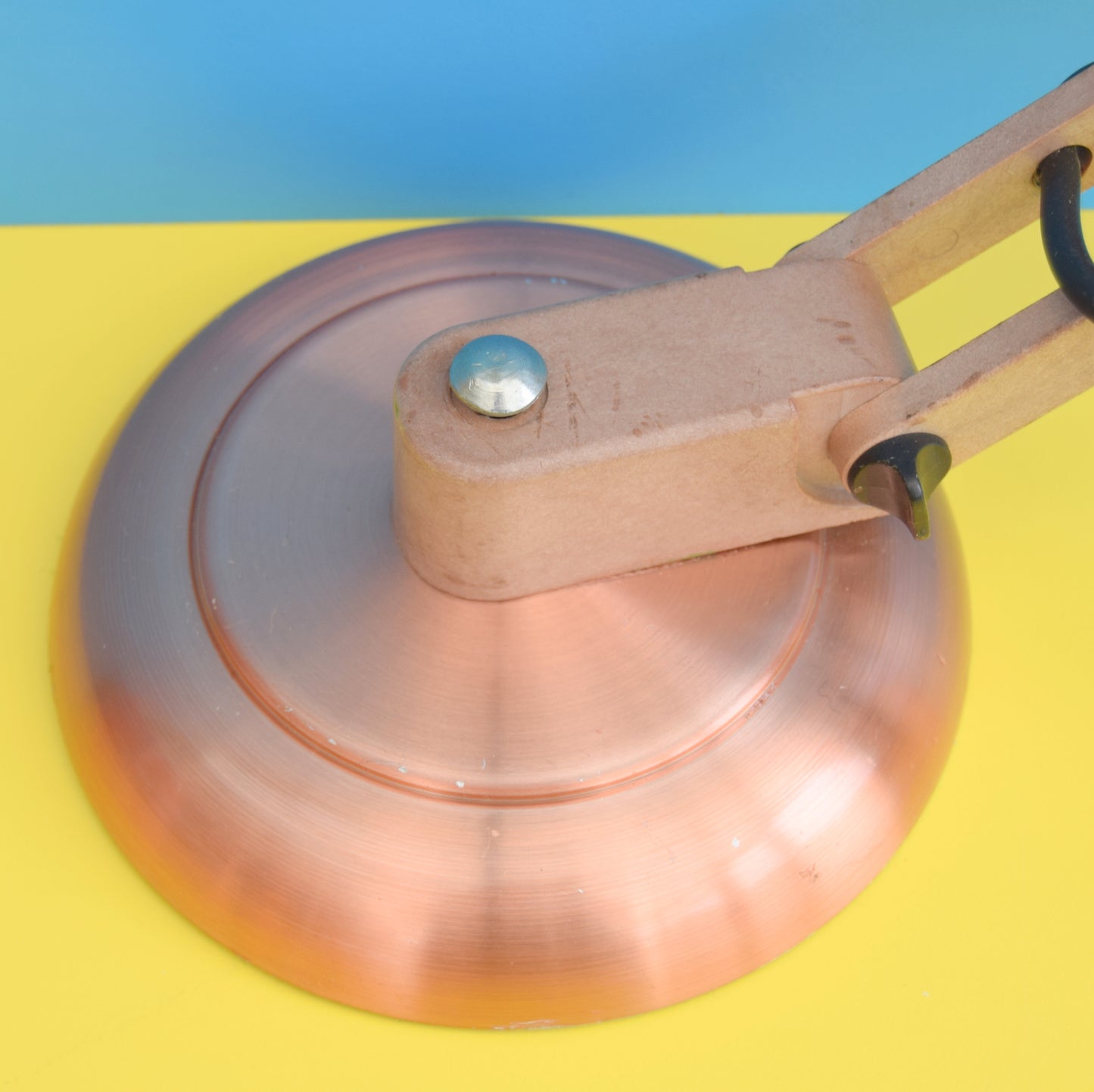 Vintage 1970s Mac Lamp - Desk Lamp - Conran - Copper Coloured