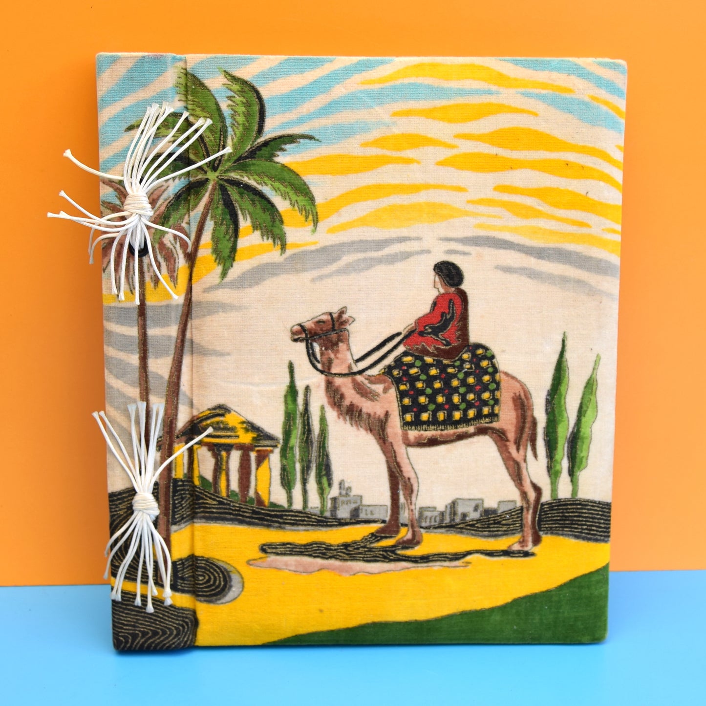 Vintage 1960s Egyptian Photo Album- Wedding, Birthday, Baby, Blue