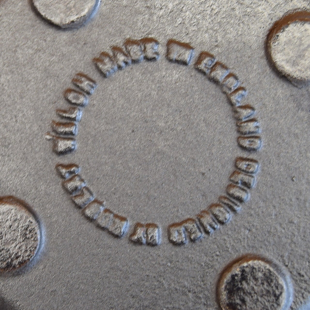 Vintage 1960s Cast Metal Sun Dish / Candle Holder / Danish Candle