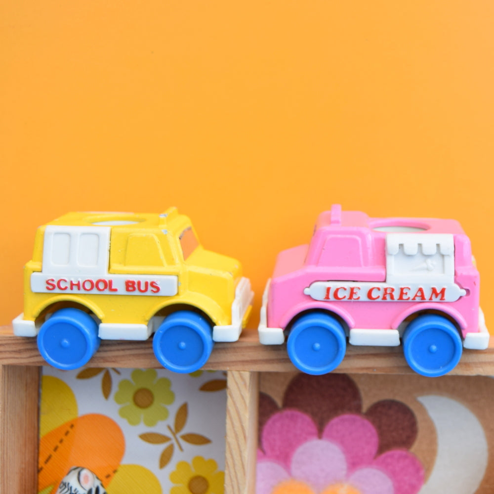 Vintage Miniature Collectables - Wooden Display Unit - Matchbox Cars