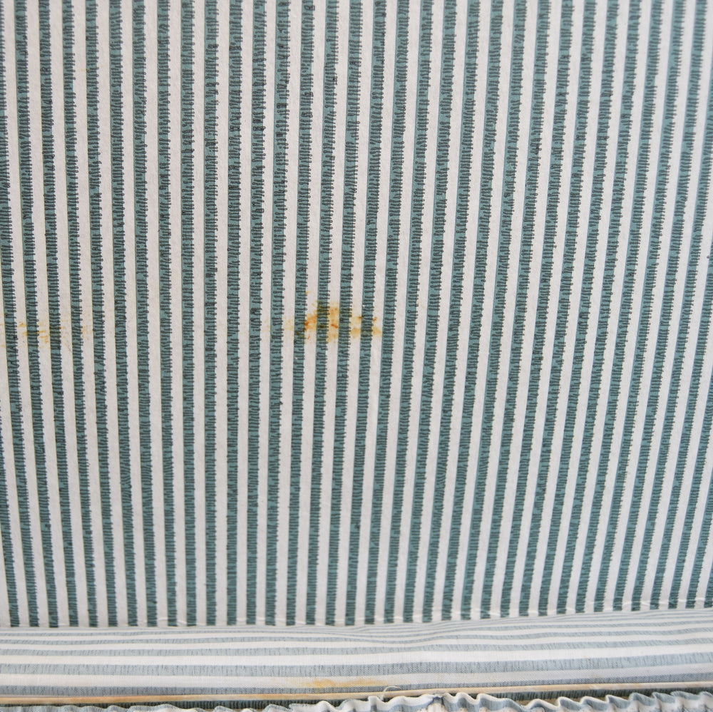 Vintage 1960s Large Suitcase - Turquoise Blue
