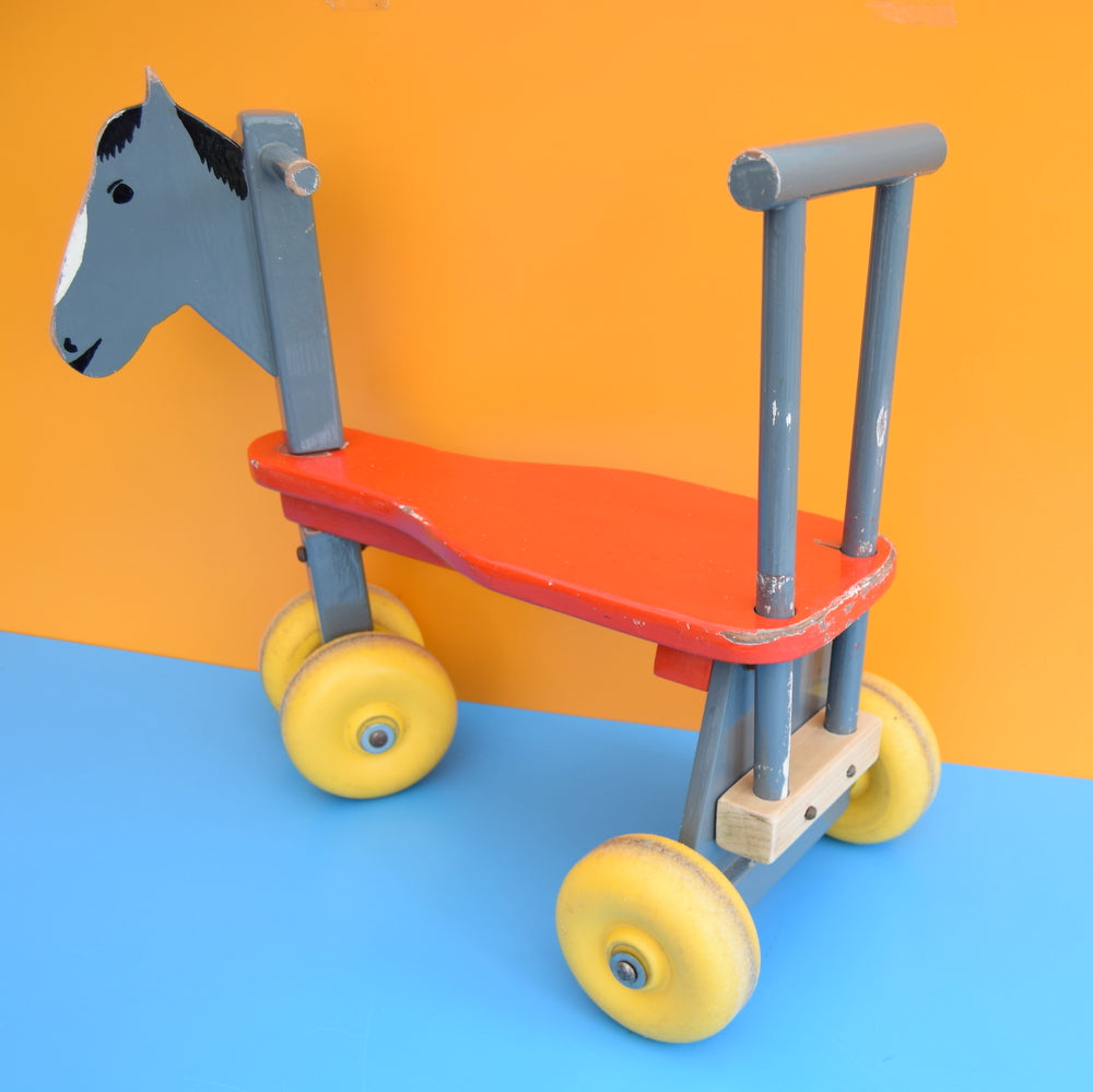 Vintage 1970s Wooden Trike / Bike - Brian The Horse