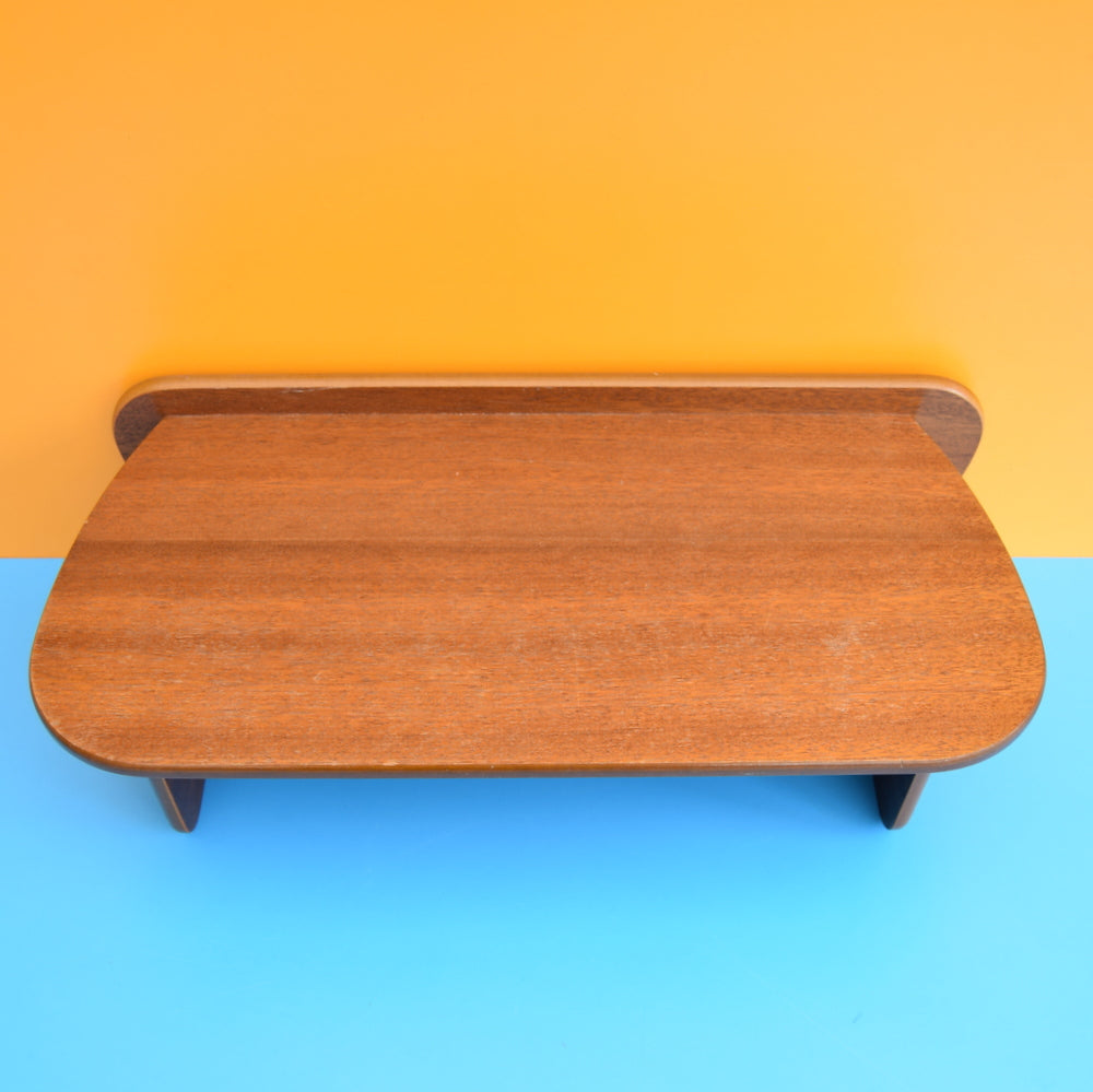 Vintage 1960s Teak Telephone Shelf / Hall Shelf