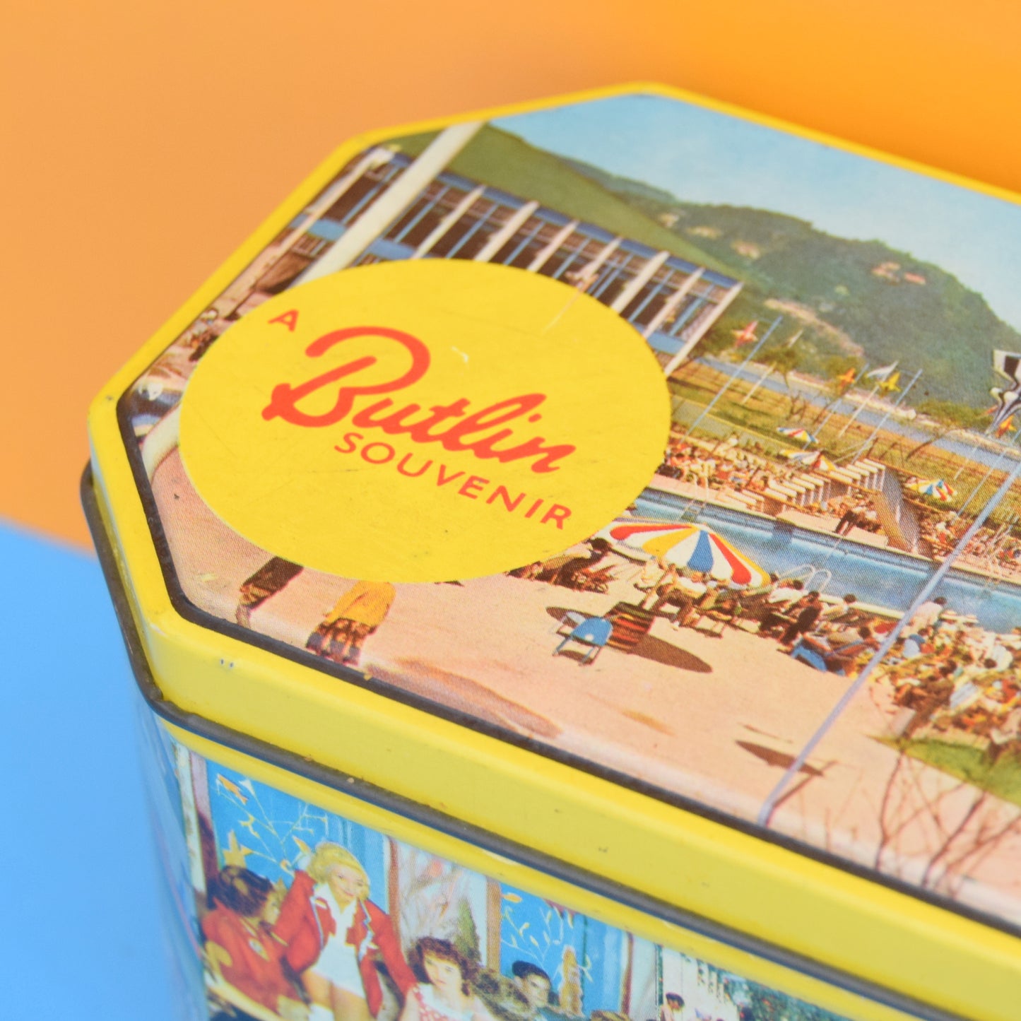Vintage 1970s Butlins Tin - Great Images by Pineapple Retro