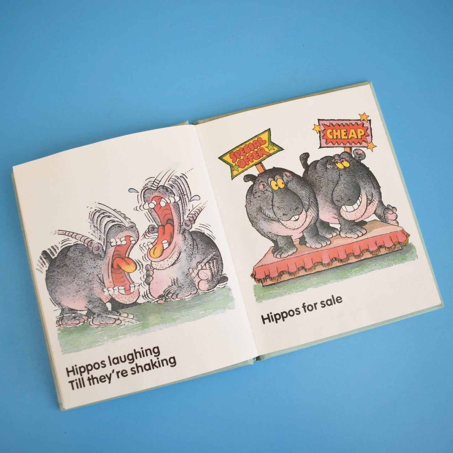 Vintage 1980s Little Hippos Rhyme Book