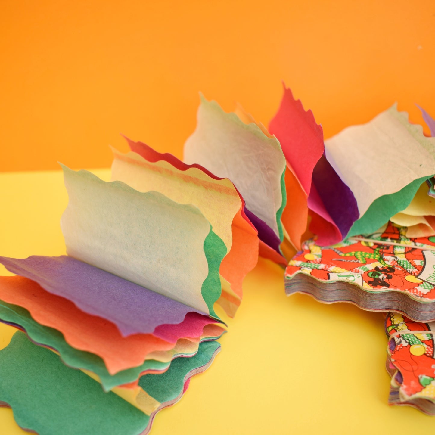 Vintage 1950s Paper Garlands /Streamers by Pineapple Retro