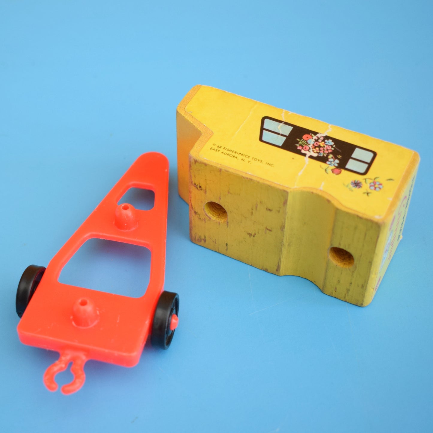 Vintage 1960s Fisher Price Caravan Trailer by Pineapple Retro