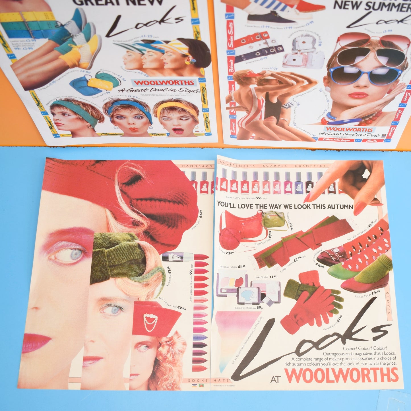 Vintage 1980s Adverts - Fashion