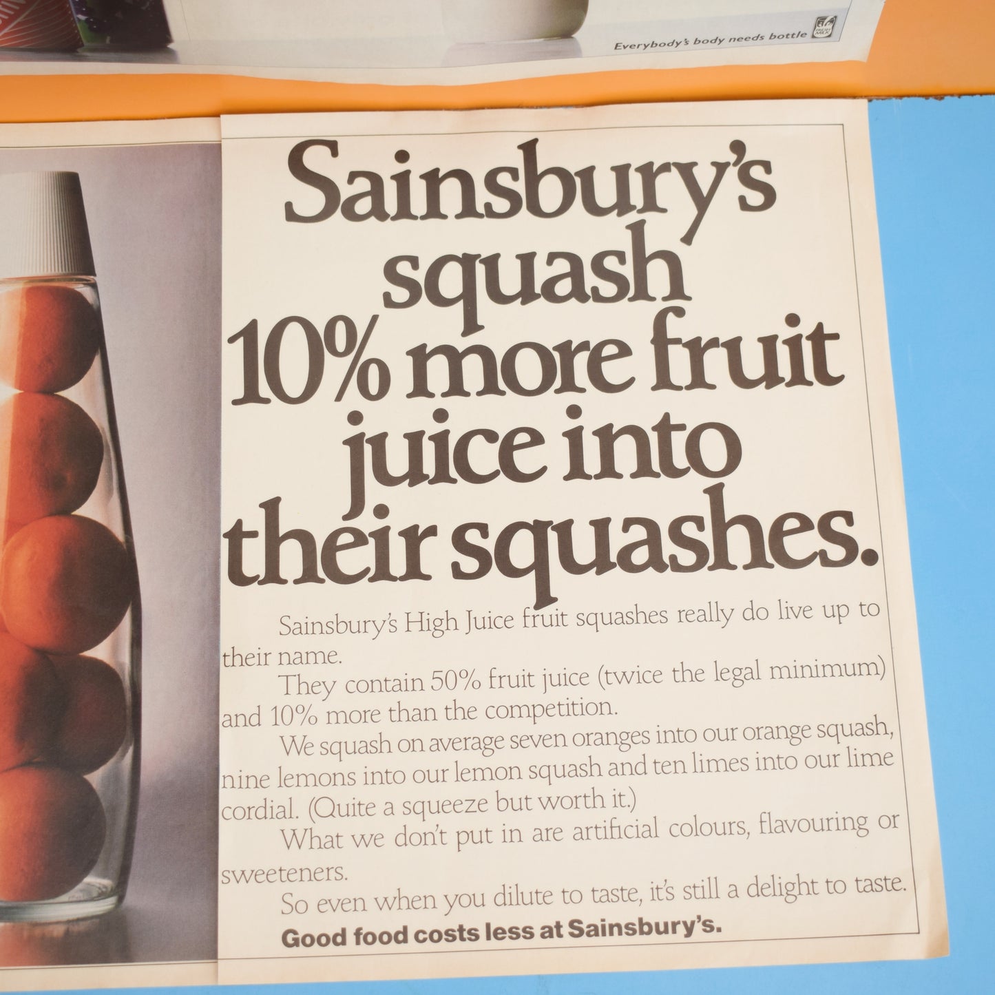 Vintage 1980s Adverts - Drink/ Lava lamp int