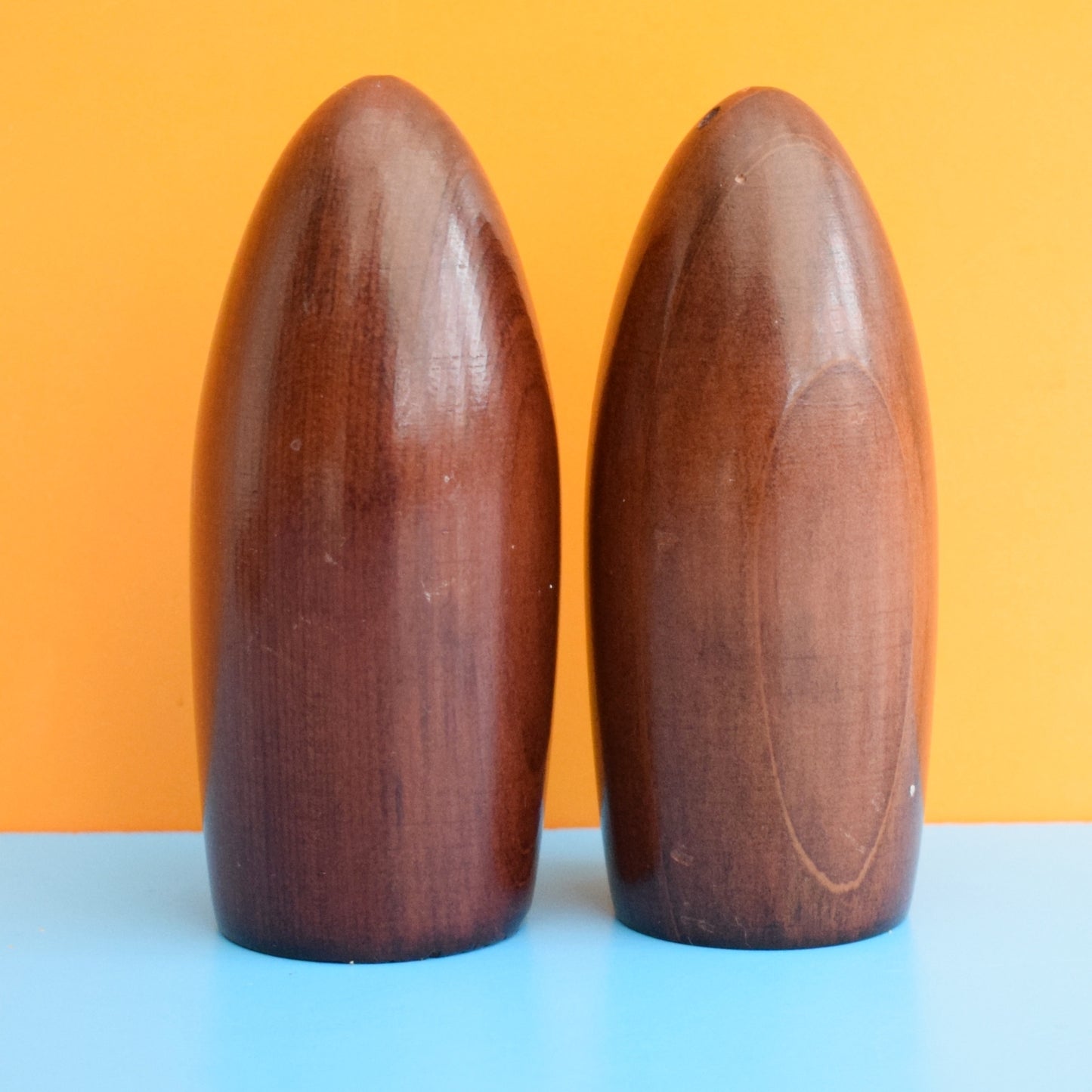 Vintage 1960s Teak Salt & Pepper - Tactile by Vintage