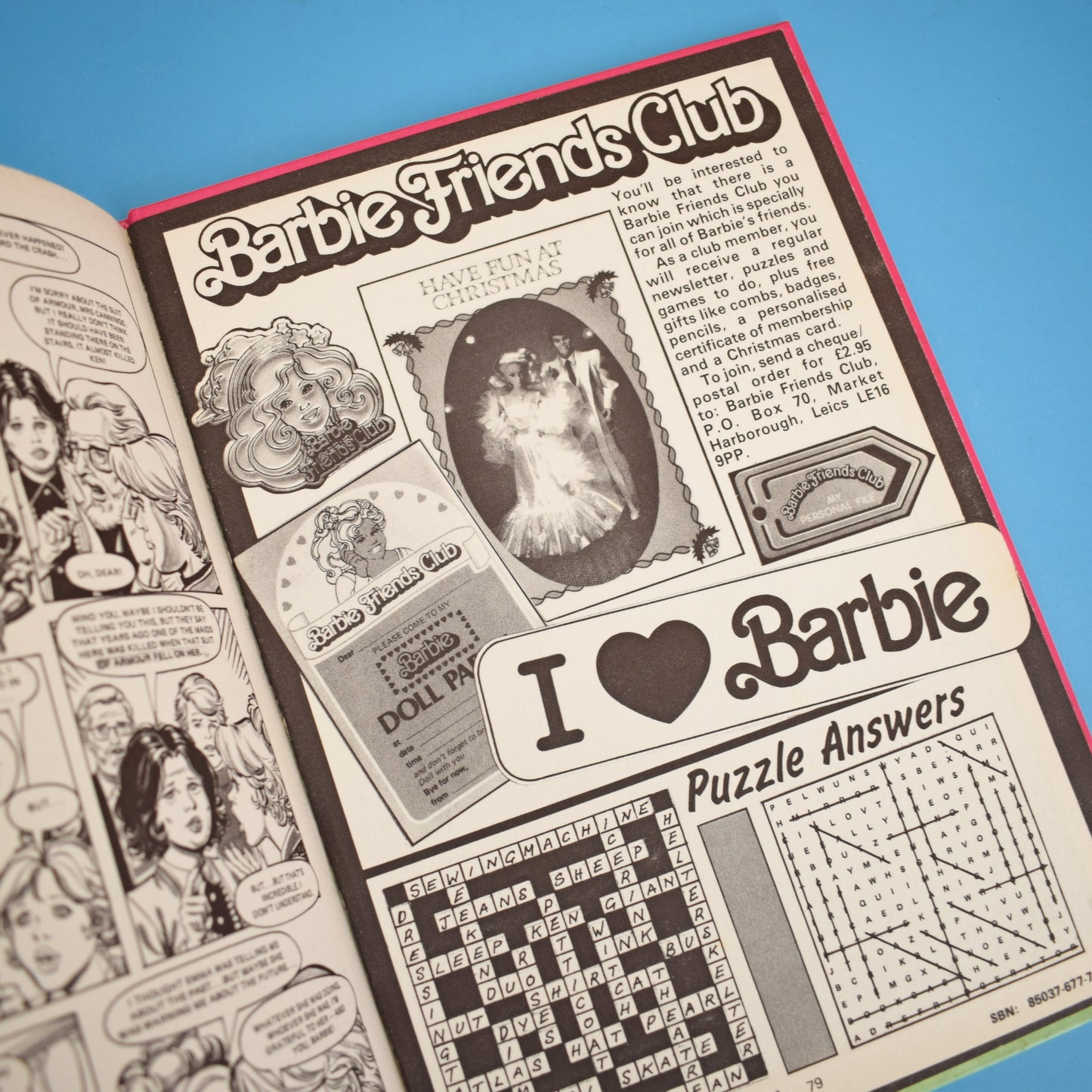 Vintage 1980s Barbie Doll Annual