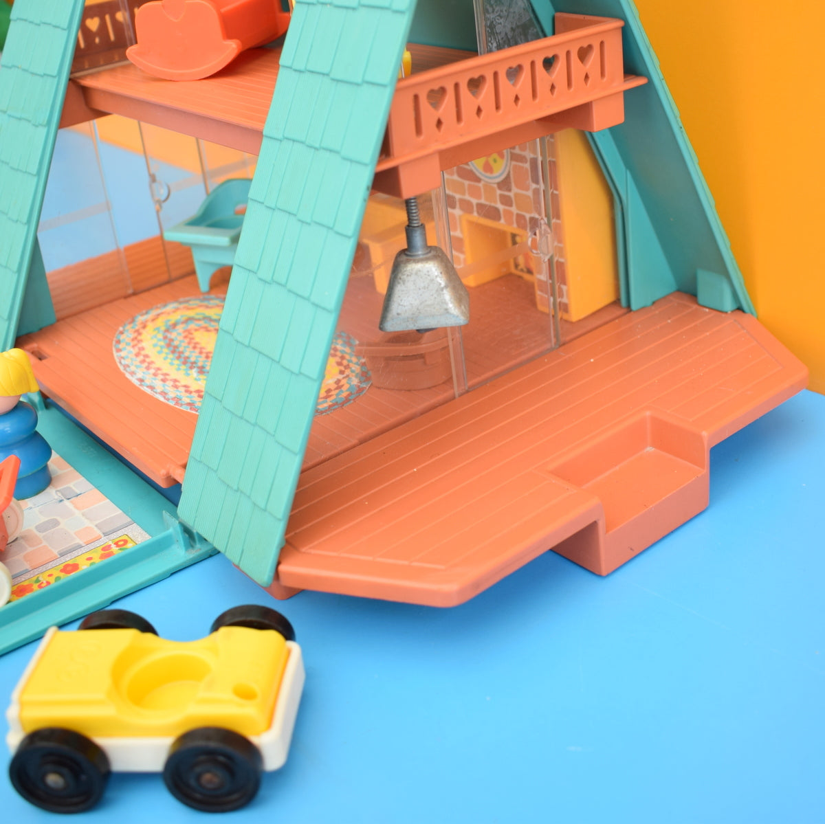 Vintage 1970s Fisher Price A Frame House - Plus Bits . by Pineapple Retro