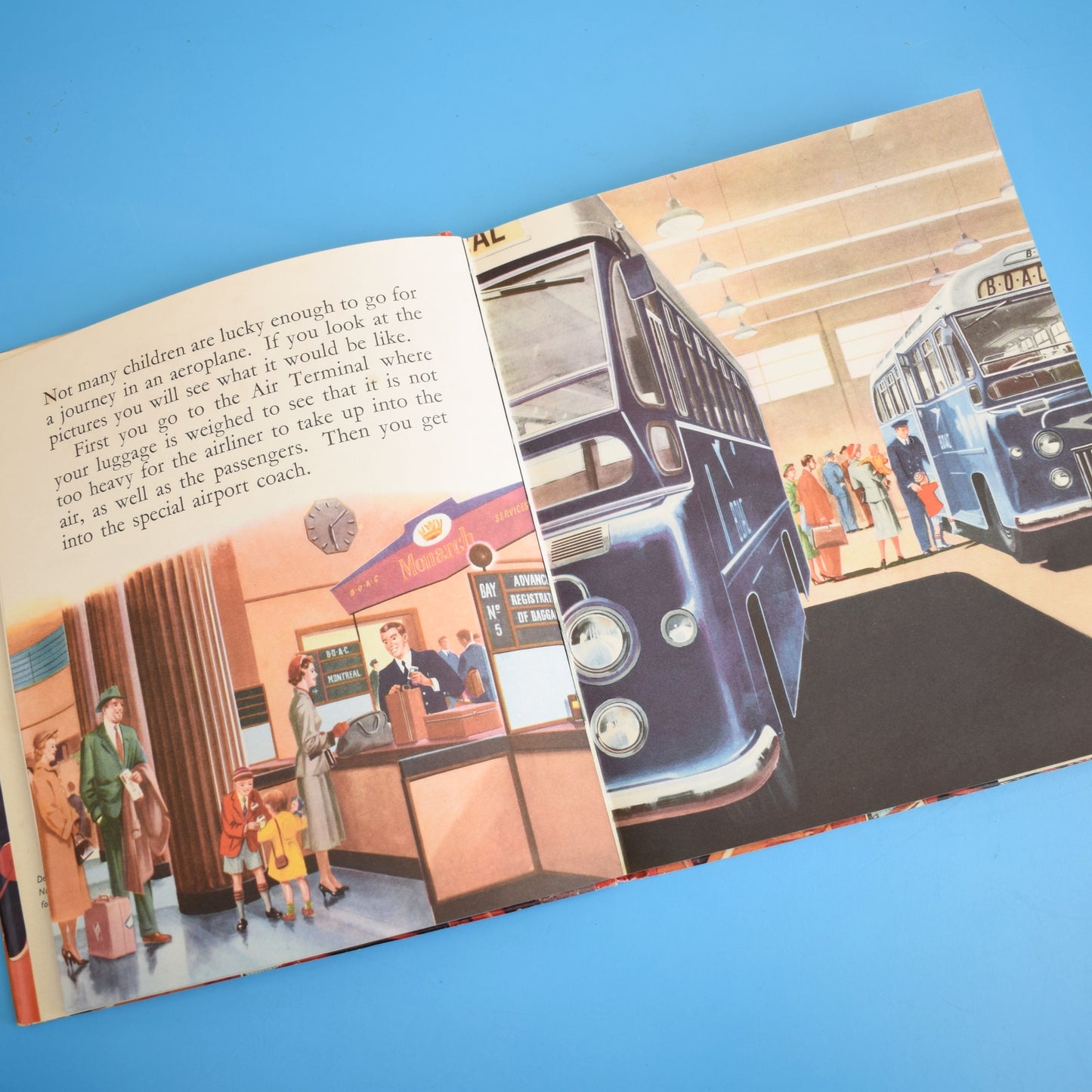 Vintage 1950s Picture Book Of Planes by Pineapple Retro