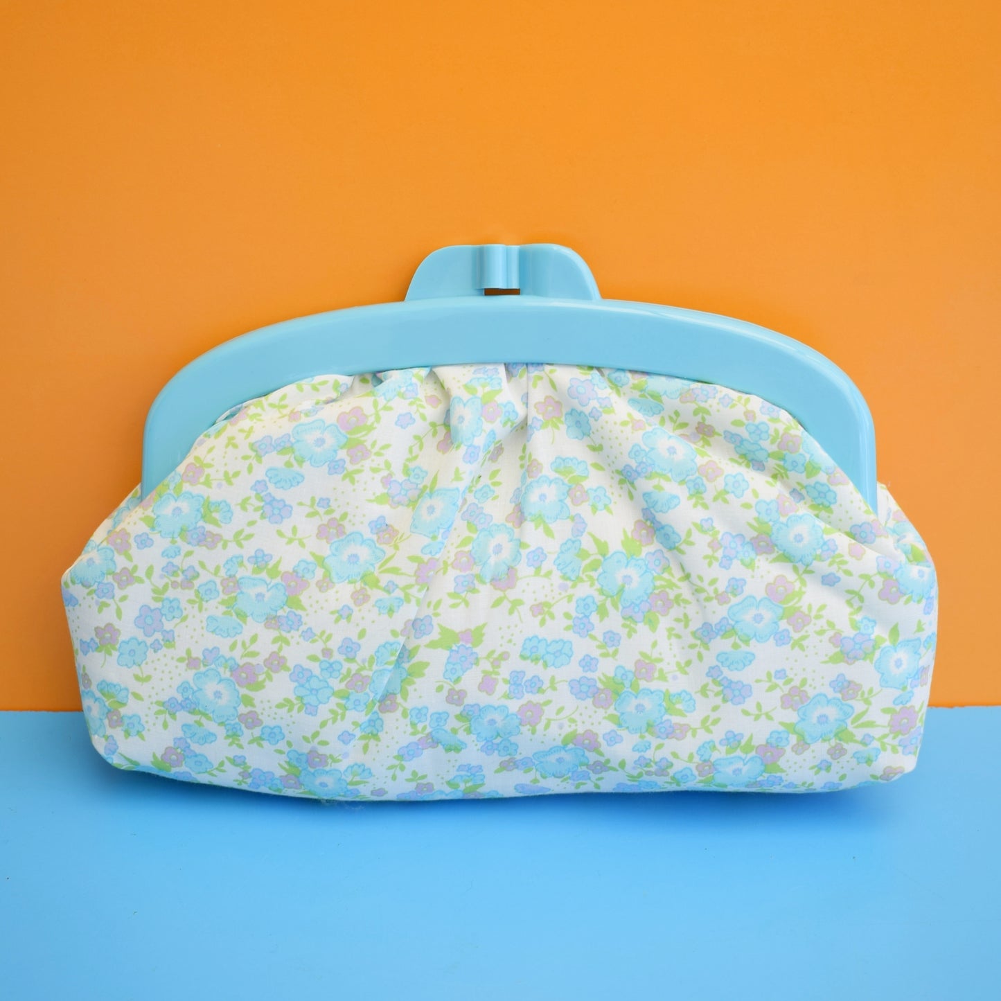 Vintage 1970s Wash Bag - Floral - Boxed by Pineapple Retro