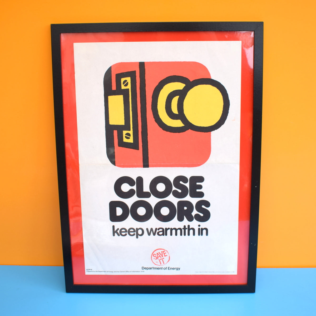 Vintage 1980s Department Of Energy Posters - Framed by Vintage