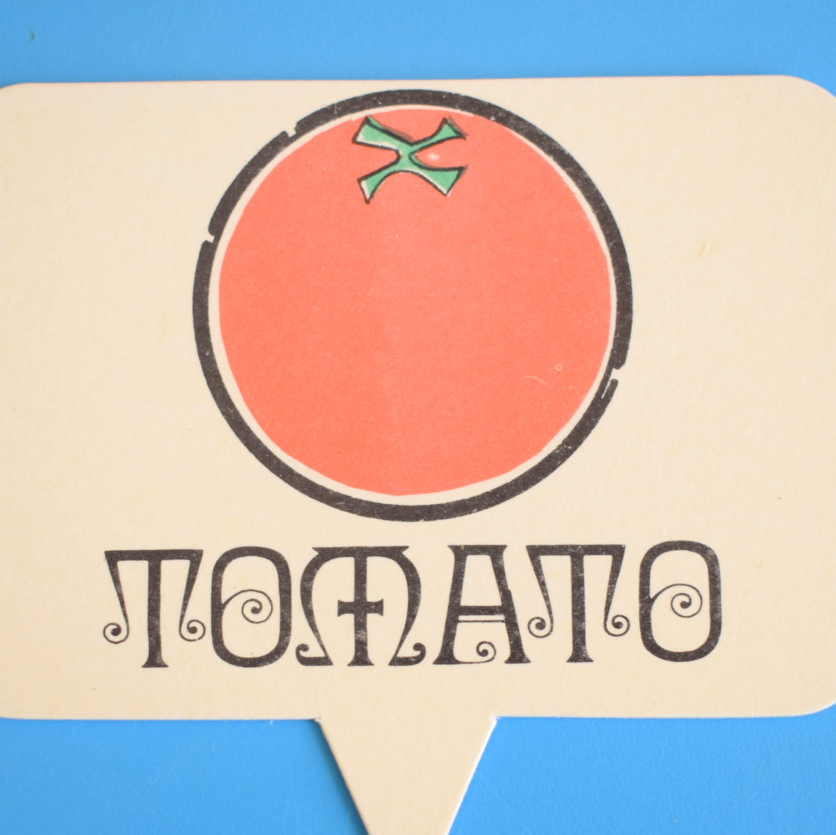 Vintage 1950s Sandwich Markers - Great Font by Vintage