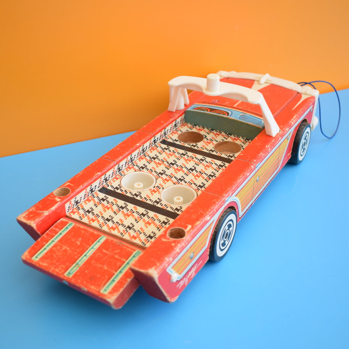 Vintage 1950s Rare Fisher Price - Nifty Station Wagon Car