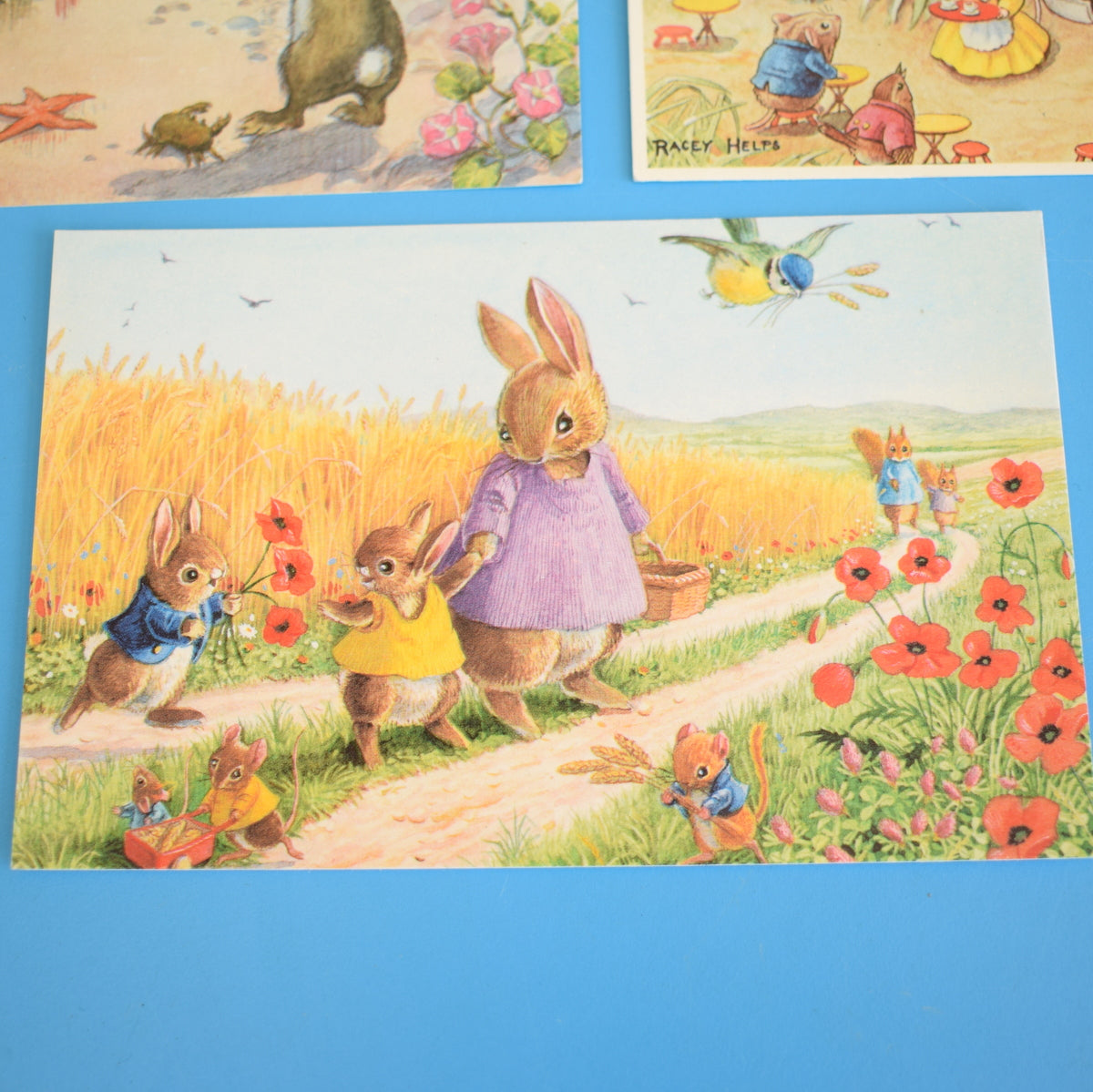 Vintage 1970s Margaret / Audrey Tarant, Molly Brett, Racey Helps Postcards by Vintage