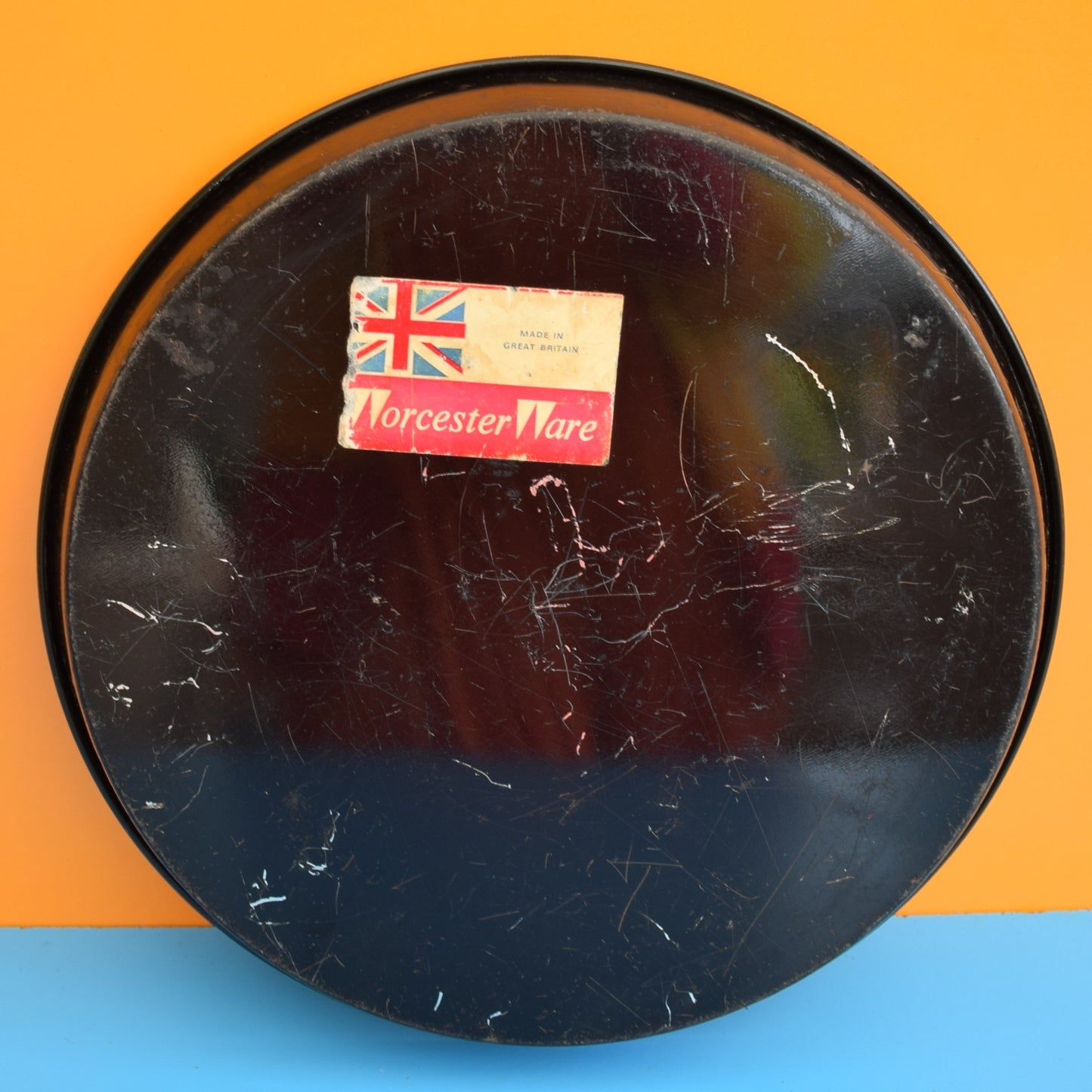 Vintage 1960s Tray - Worcester Ware - Spots by Vintage