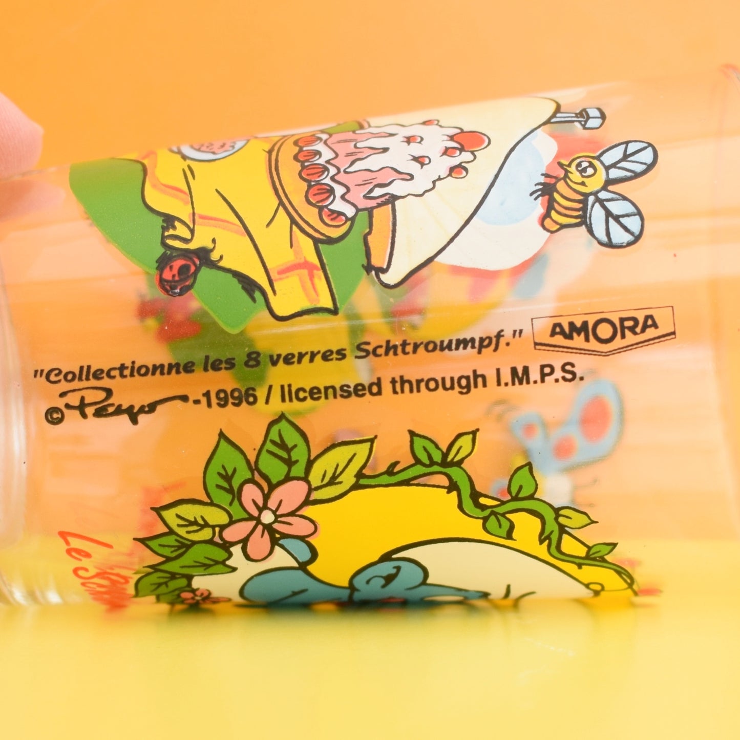 Vintage 1990s Smurf/ Turtle Glasses - Amora