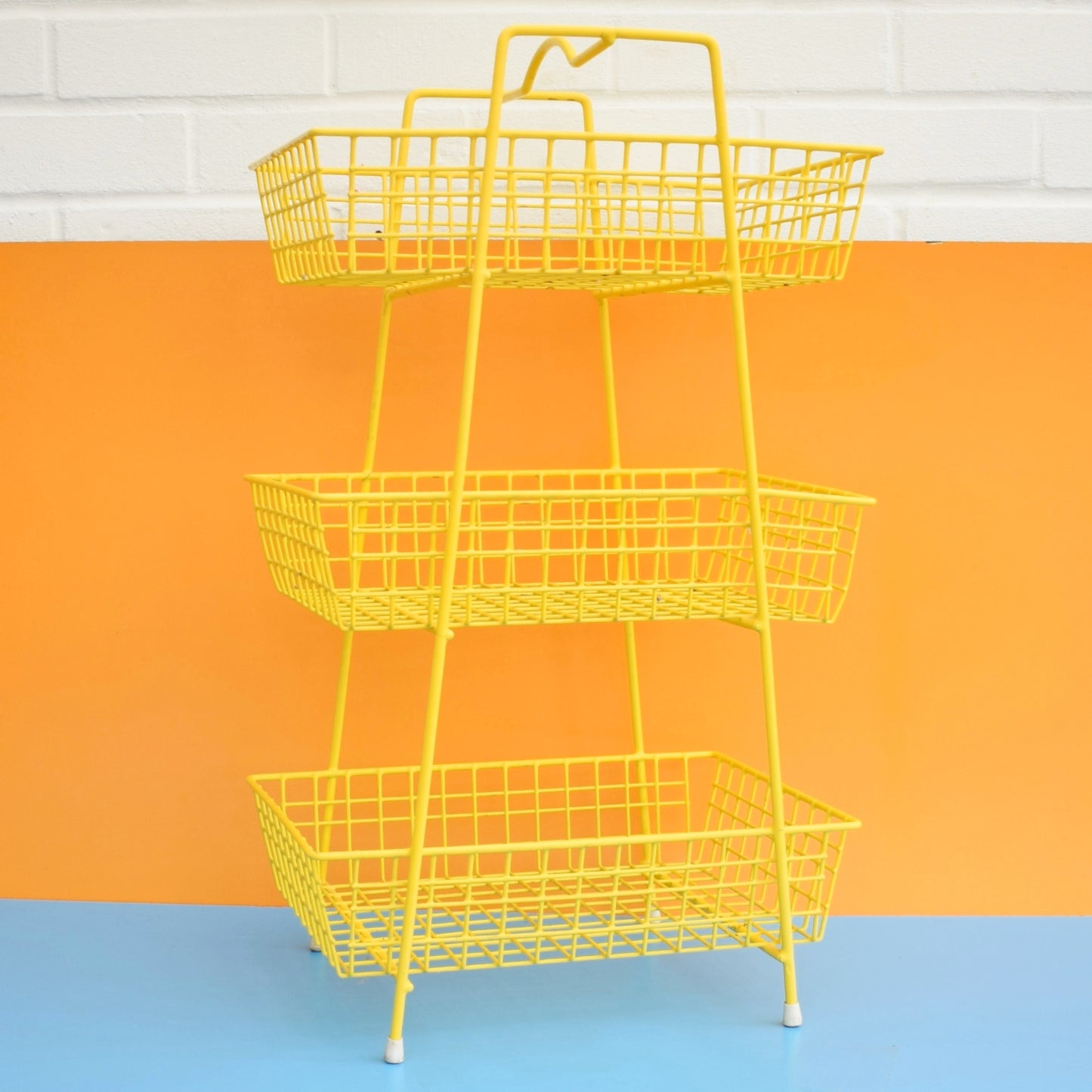 Vintage 1970s Wire Vegetable / Storage Rack