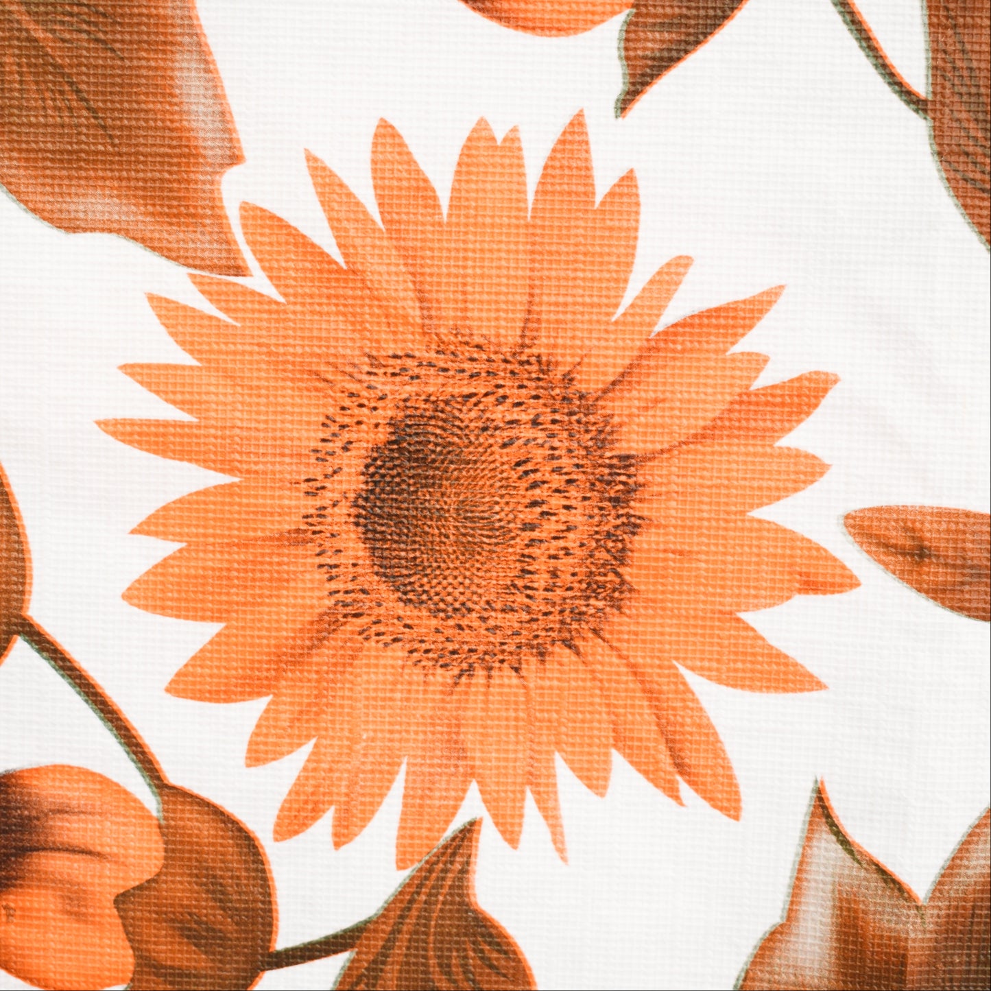 Vintage 1970s Wipe Clean Tablecloth - Orange by Vintage