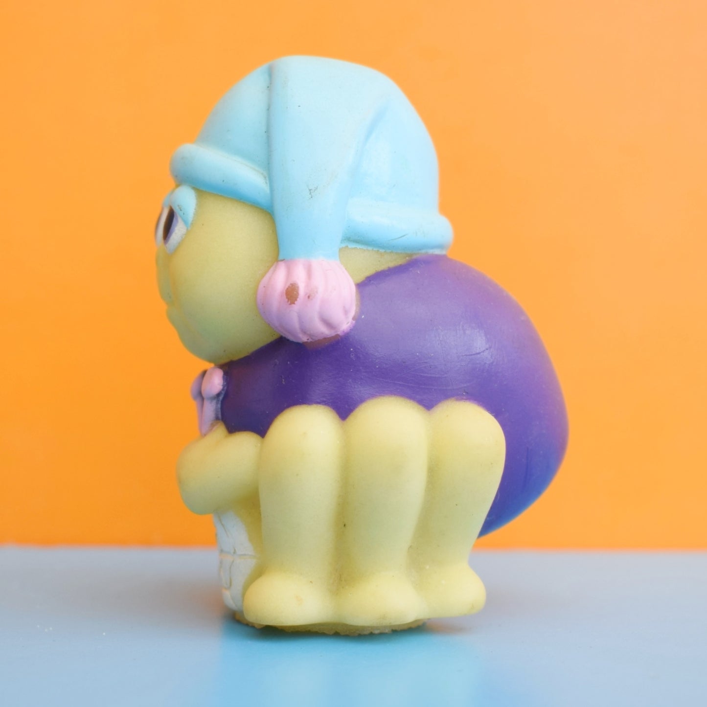 Vintage 1980s Glo Worm Finger Puppet - Granny by Pineapple Retro