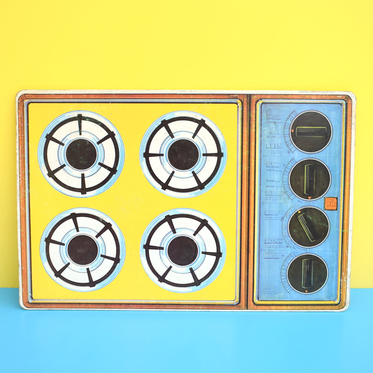 Vintage 1980s Cardboard Play Panels / Wall Art by Pineapple Retro