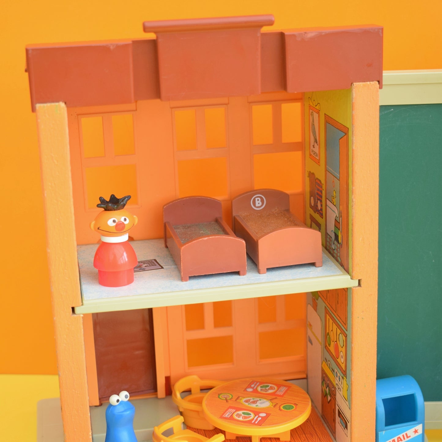 Vintage 1970s Fisher Price Sesame Street Set- Boxed