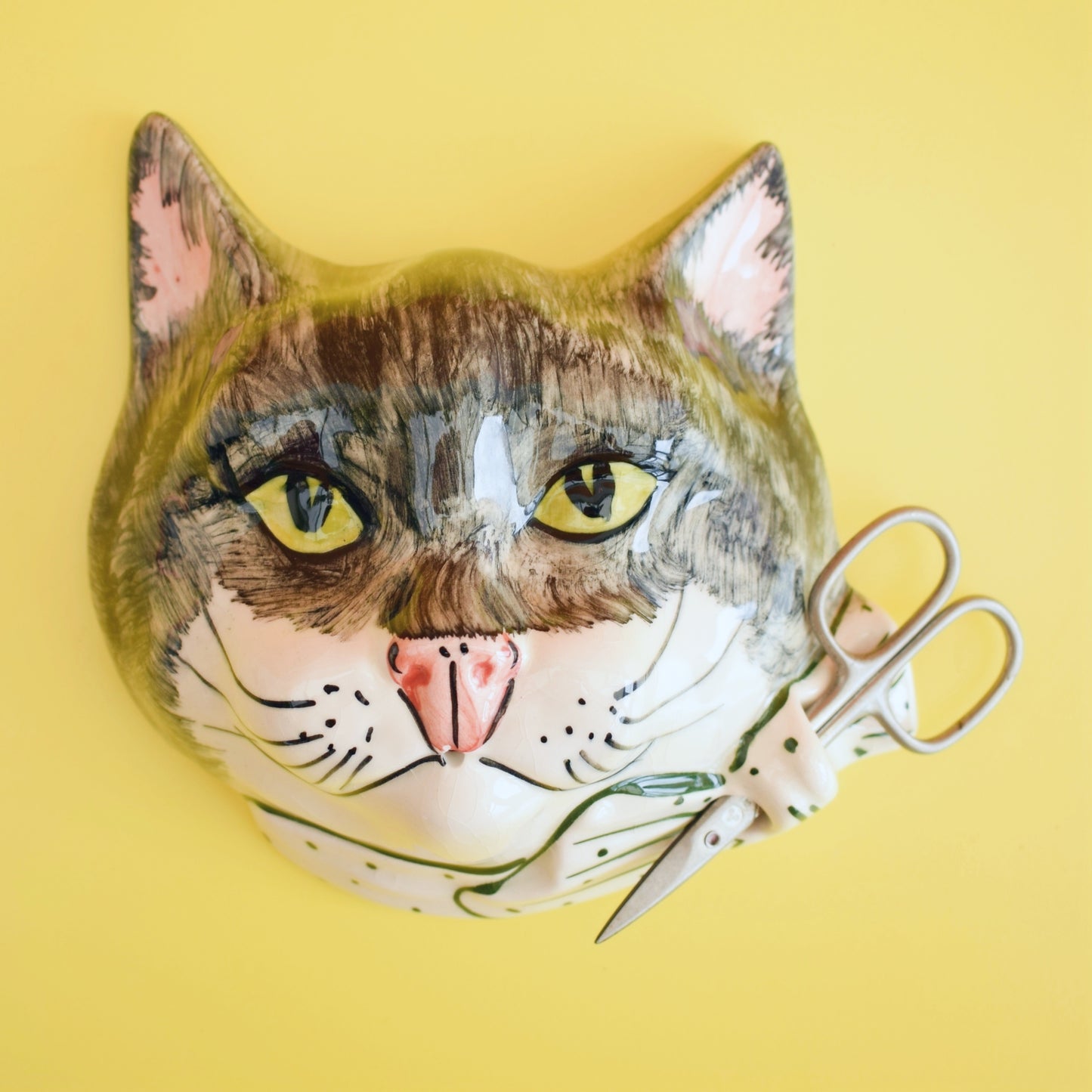 Vintage 1960s Babbacombe String Holder - Cat .