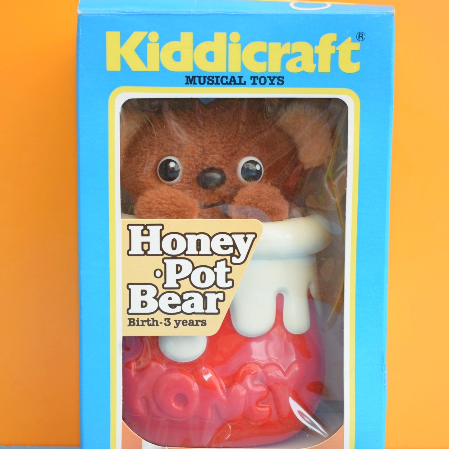 Vintage 1970s Kiddicraft Honey Pot Bear - Boxed by Pineapple Retro