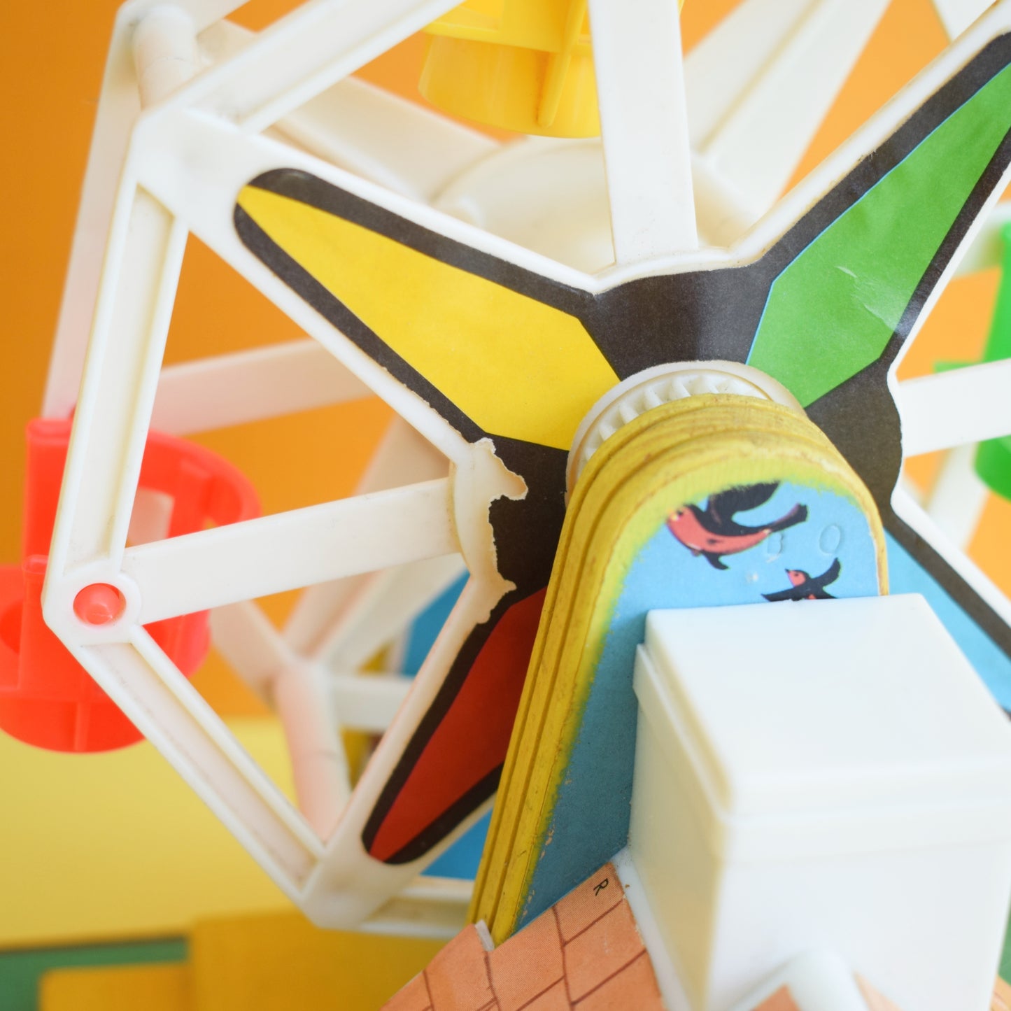 Vintage 1970s Fisher Price Carousel & Figures