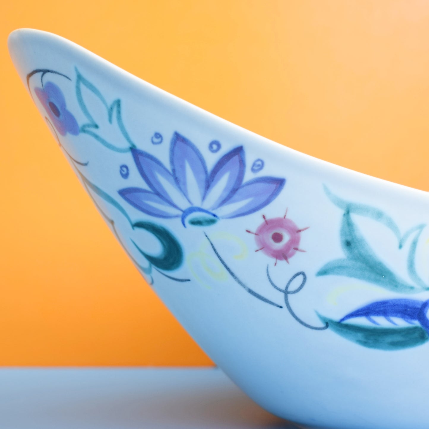 Vintage 1960s Poole Pottery Freeform Bowl by Pineapple Retro