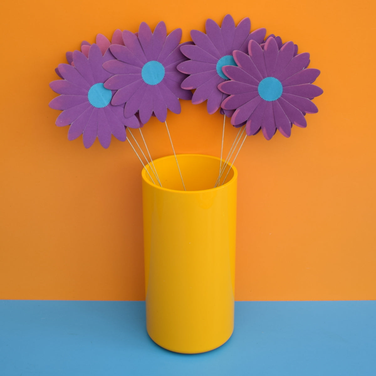 Vintage 1960s Takahashi Paper Large Daisy Flowers