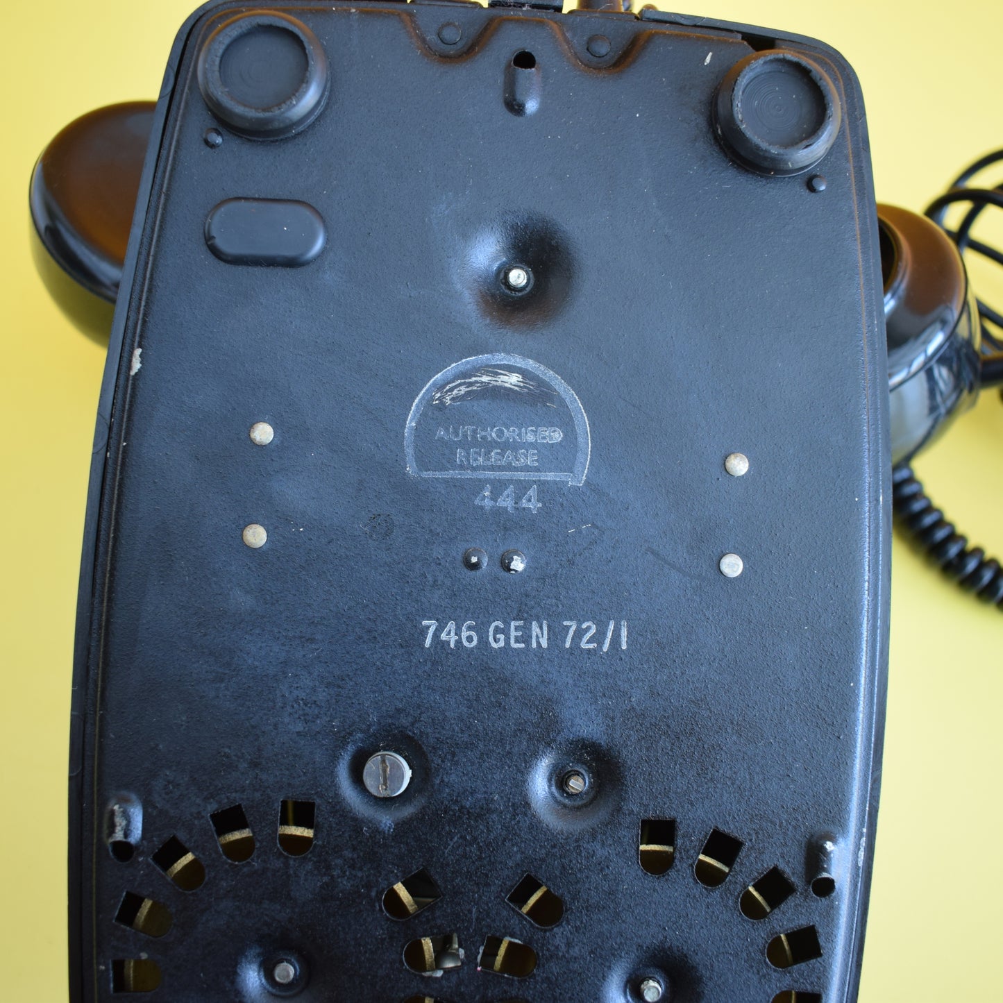 Vintage 1970s GPO Phone - Fully Working - Black by Pineapple Retro