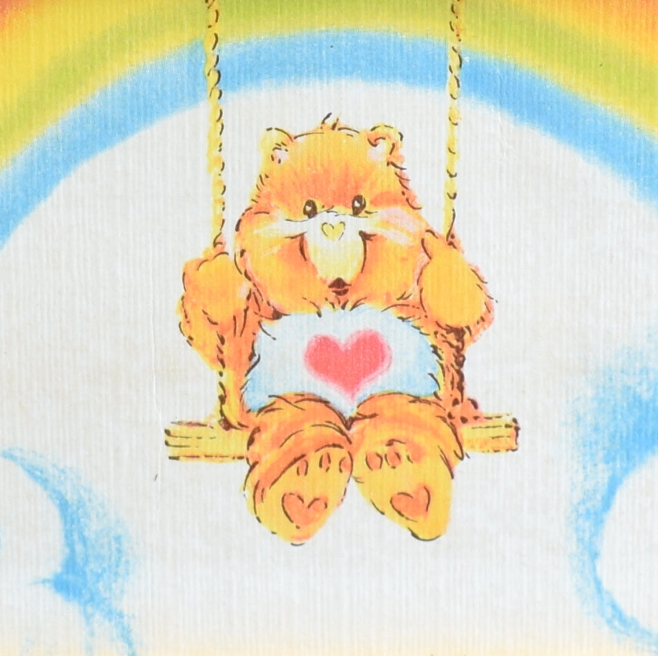 Vintage 1980s Rare Kids Wallpaper Picture - Care Bear