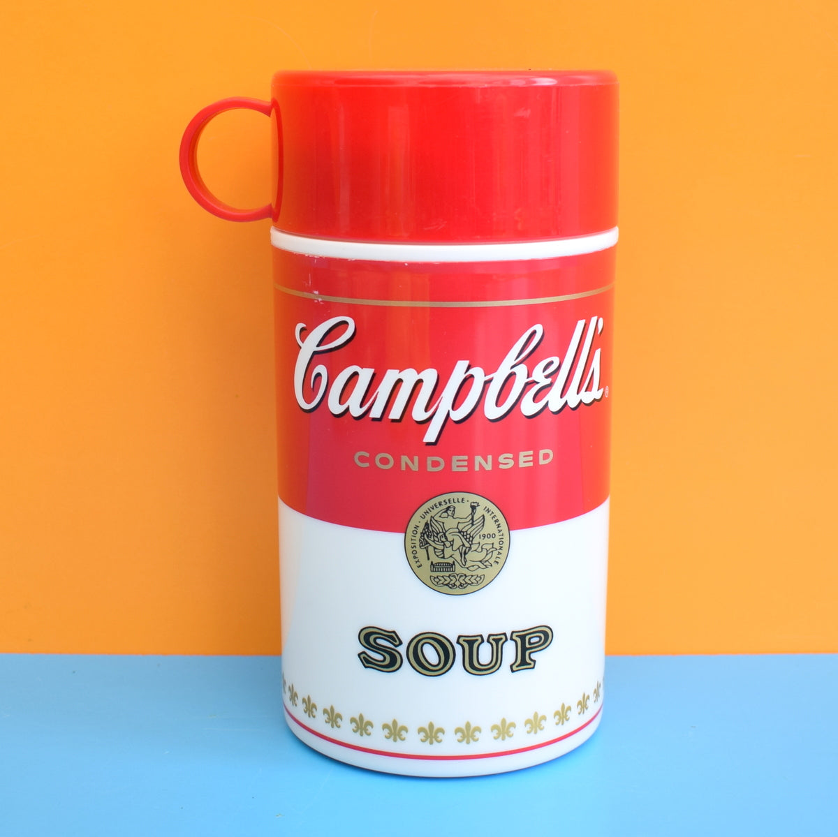 Vintage 1990s Campbells Soup Thermos Flask by Pineapple Retro