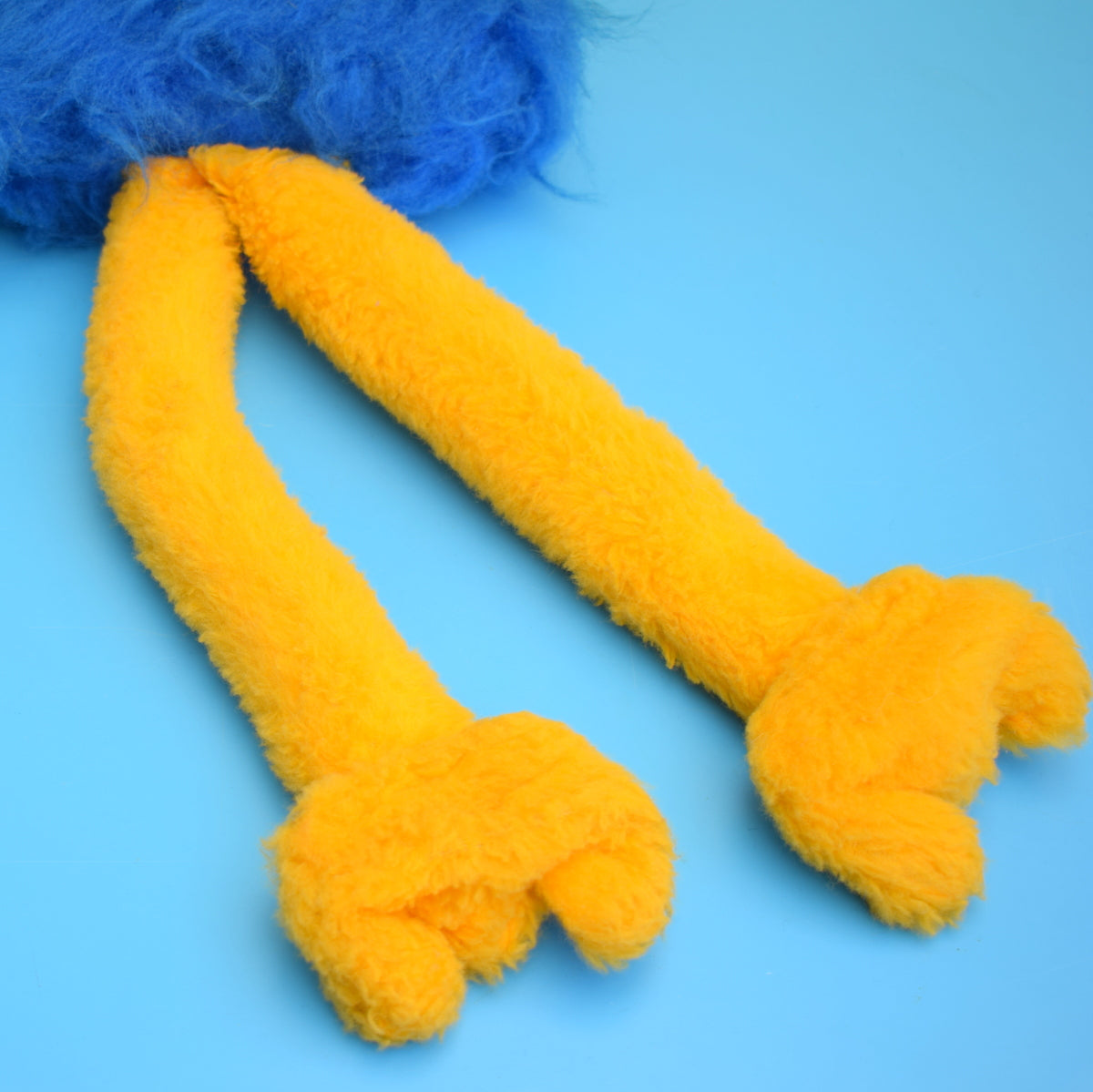 Vintage 1970s Fluffy Emu Hand Puppet by Vintage