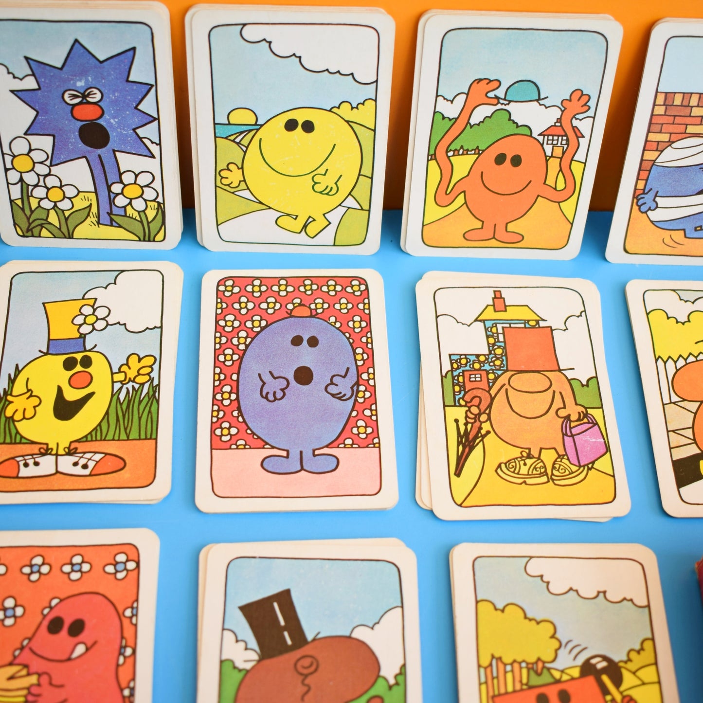 Vintage 1980s Mr Men Card Game