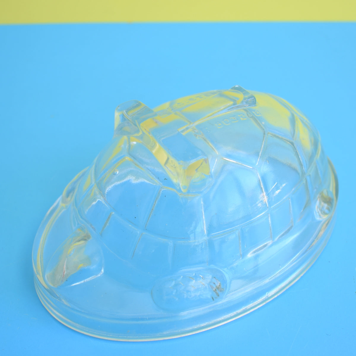 Vintage 1930s Glass Jelly Mould - Tortoise