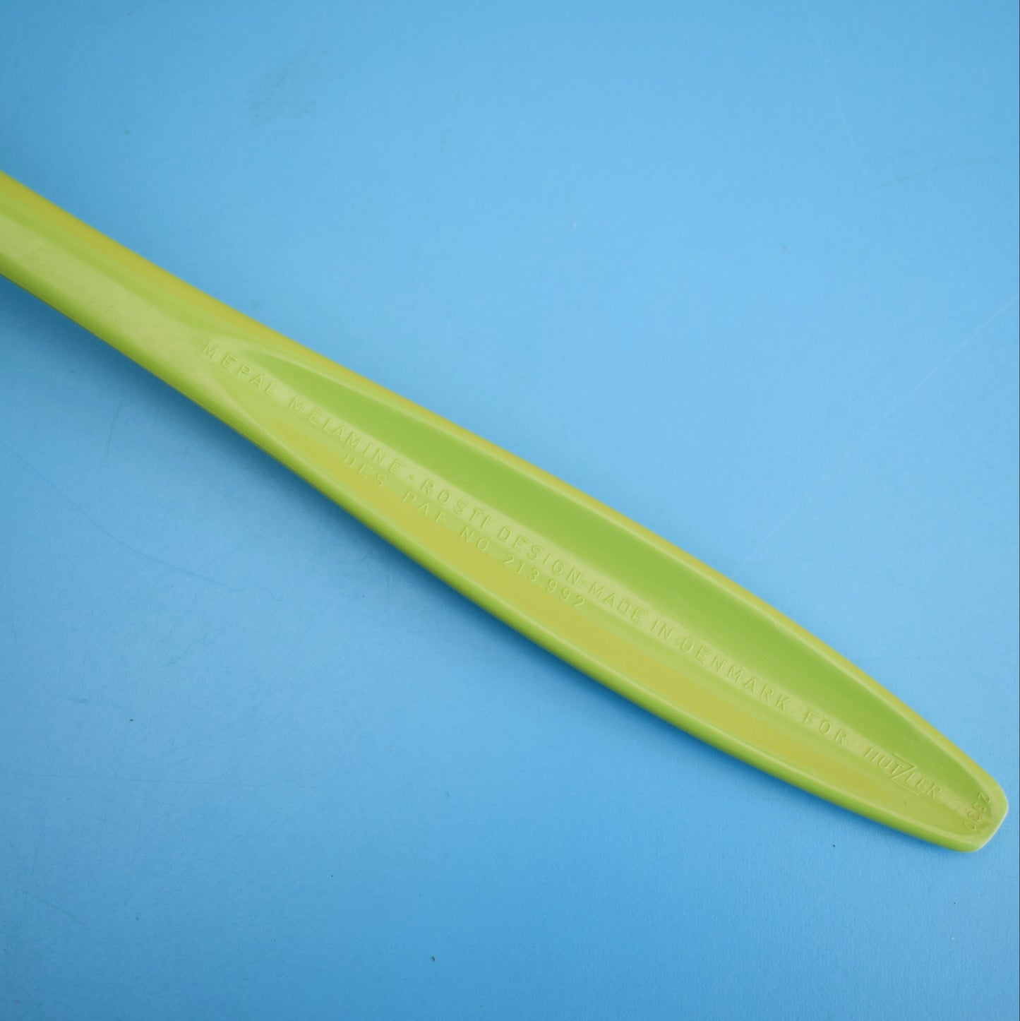 Vintage 1970s Rosti Plastic Utensils - Danish Melamine - Green