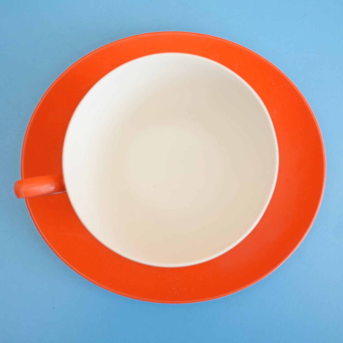 Vintage 1960s Melamine Plastic - Orange x4 by Pineapple Retro